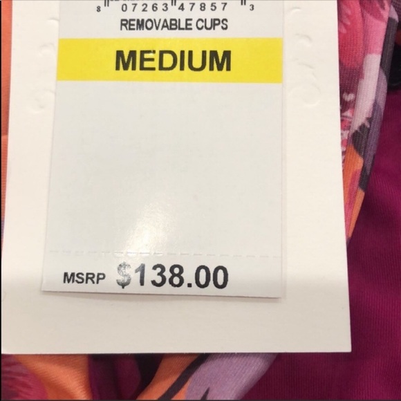 NWT Becca by Rebecca Virtue In Full Bloom Arabella 1 Piece Swimsuit NWT - Size M - Picture 9 of 9